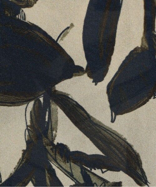 TOMORROWLAND / トゥモローランド シャツ・ブラウス | ホヤリーフプリント フロントタイブラウス | 詳細8