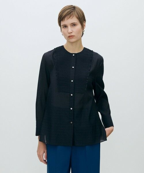 TOMORROWLAND / トゥモローランド シャツ・ブラウス | シアーハウンドトゥース ブザムシャツ | 詳細2