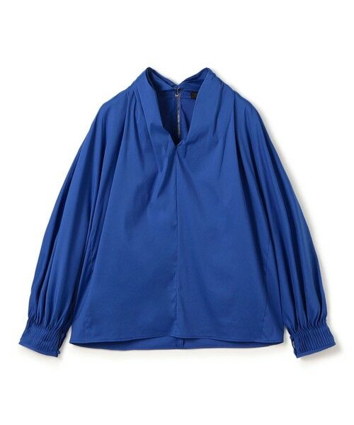 TOMORROWLAND / トゥモローランド シャツ・ブラウス | 【WEB先行予約】ストレッチブロード ドルマンパフブラウス(65 ブルー)