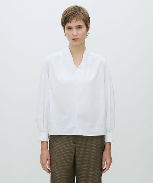 TOMORROWLAND / トゥモローランド シャツ・ブラウス | 【WEB先行予約】ストレッチブロード ドルマンパフブラウス | 詳細2