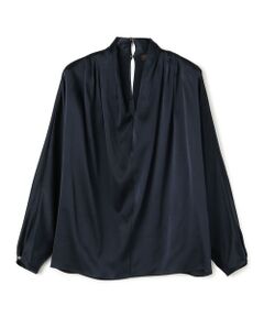 TOMORROWLAND / トゥモローランド シャツ・ブラウス | ウォッシャブルサテン ドレープブラウス