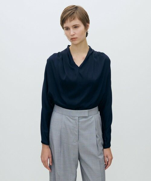 TOMORROWLAND / トゥモローランド シャツ・ブラウス | ウォッシャブルサテン ドレープブラウス | 詳細11