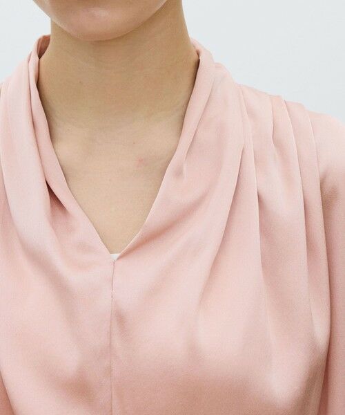 TOMORROWLAND / トゥモローランド シャツ・ブラウス | ウォッシャブルサテン ドレープブラウス | 詳細5