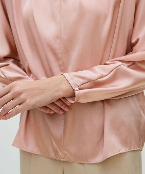TOMORROWLAND / トゥモローランド シャツ・ブラウス | ウォッシャブルサテン ドレープブラウス | 詳細7