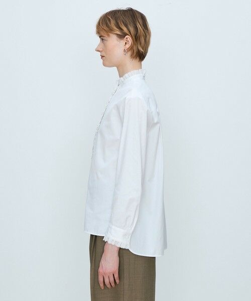 TOMORROWLAND / トゥモローランド シャツ・ブラウス | 【WEB先行予約】コットンピケ フリルカラーブラウス | 詳細3