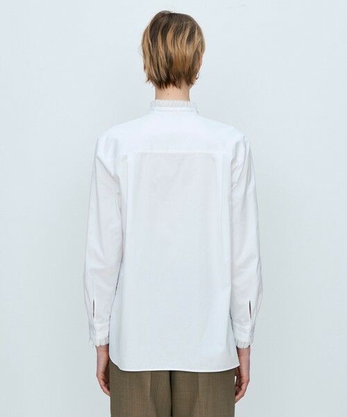 TOMORROWLAND / トゥモローランド シャツ・ブラウス | 【WEB先行予約】コットンピケ フリルカラーブラウス | 詳細4