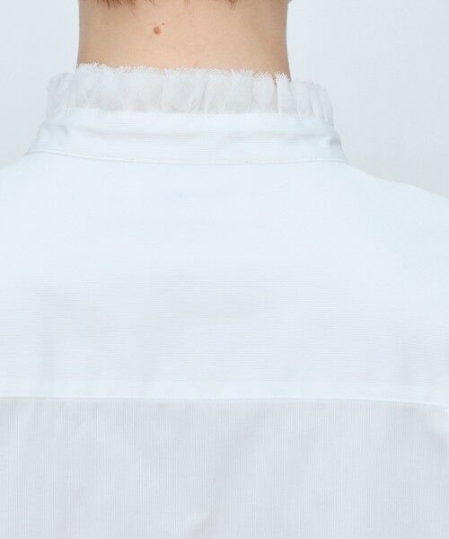 TOMORROWLAND / トゥモローランド シャツ・ブラウス | 【WEB先行予約】コットンピケ フリルカラーブラウス | 詳細6