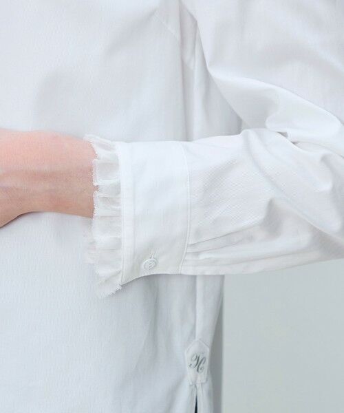 TOMORROWLAND / トゥモローランド シャツ・ブラウス | 【WEB先行予約】コットンピケ フリルカラーブラウス | 詳細7