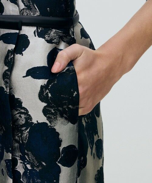 TOMORROWLAND / トゥモローランド ミニ・ひざ丈スカート | 【WEB先行予約】フラワージャカード サイドベントIラインスカート | 詳細7