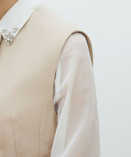 TOMORROWLAND / トゥモローランド ロング・マキシ丈ワンピース | 【WEB先行予約】ブロークンオックス ジレワンピース | 詳細7