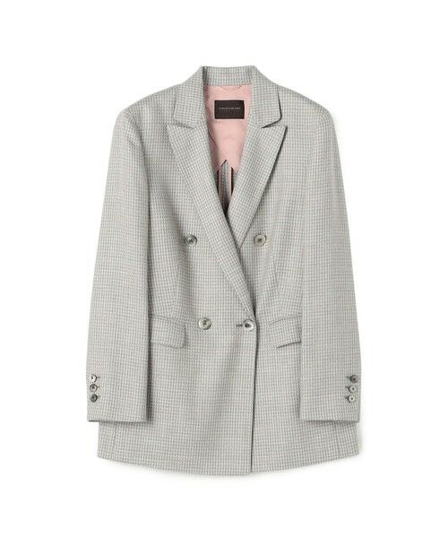 TOMORROWLAND / トゥモローランド テーラードジャケット | JERSELY ダブルブレストジャケット(16 グレー系)