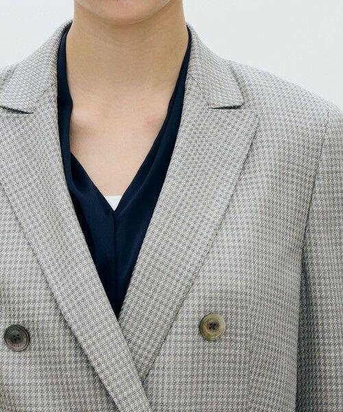TOMORROWLAND / トゥモローランド テーラードジャケット | JERSELY ダブルブレストジャケット | 詳細6