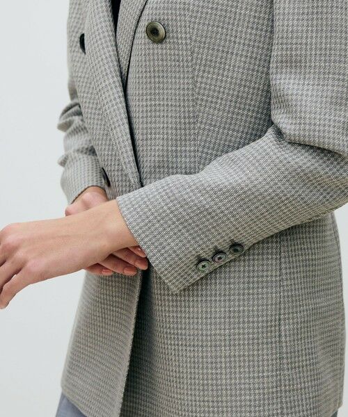 TOMORROWLAND / トゥモローランド テーラードジャケット | JERSELY ダブルブレストジャケット | 詳細7