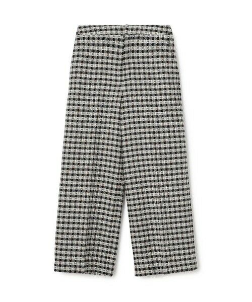 TOMORROWLAND / トゥモローランド その他パンツ | 【WEB先行予約】クロレギンガムチェック ワイドストレートパンツ(18 ブラック系)