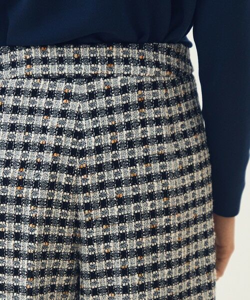 TOMORROWLAND / トゥモローランド その他パンツ | 【WEB先行予約】クロレギンガムチェック ワイドストレートパンツ | 詳細7