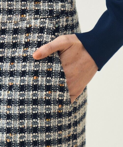 TOMORROWLAND / トゥモローランド その他パンツ | 【WEB先行予約】クロレギンガムチェック ワイドストレートパンツ | 詳細8