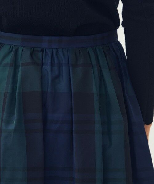 TOMORROWLAND / トゥモローランド ロング・マキシ丈スカート | シルクタフタチェック バルーンスカート | 詳細5
