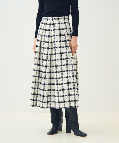 TOMORROWLAND / トゥモローランド ロング・マキシ丈スカート | タッタースパンコール タックバレルスカート | 詳細2