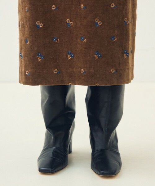 TOMORROWLAND / トゥモローランド ロング・マキシ丈スカート | フルーロンベル Iラインスカート | 詳細7