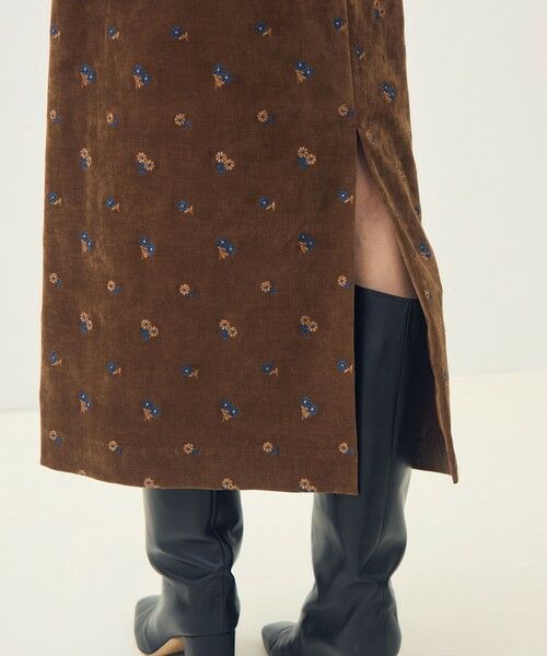 TOMORROWLAND / トゥモローランド ロング・マキシ丈スカート | フルーロンベル Iラインスカート | 詳細8