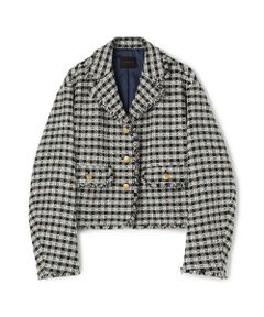TOMORROWLAND / トゥモローランド その他アウター | 【WEB先行予約】クロレギンガムチェック ショートジャケット