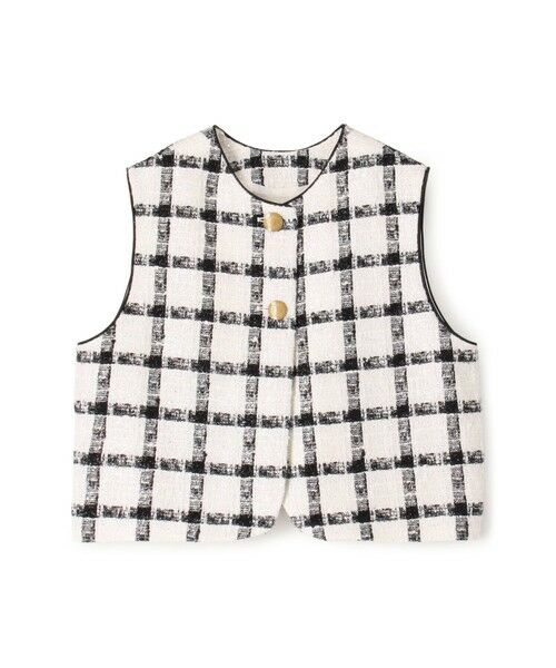 TOMORROWLAND / トゥモローランド ベスト | タッタースパンコール 2-wayジレ | 詳細10