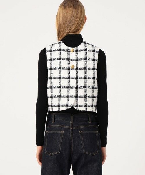 TOMORROWLAND / トゥモローランド ベスト | タッタースパンコール 2-wayジレ | 詳細4