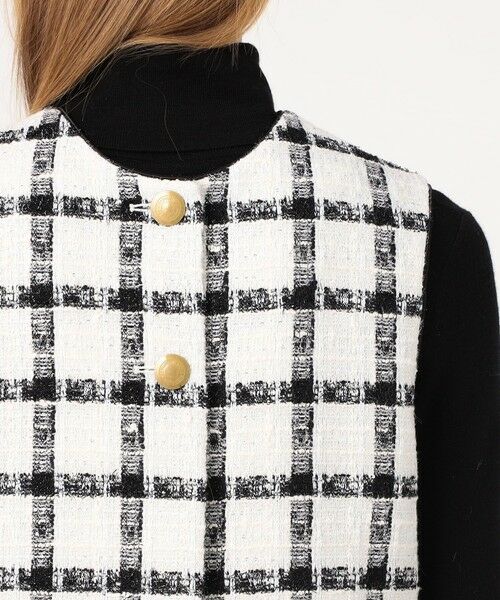 TOMORROWLAND / トゥモローランド ベスト | タッタースパンコール 2-wayジレ | 詳細6