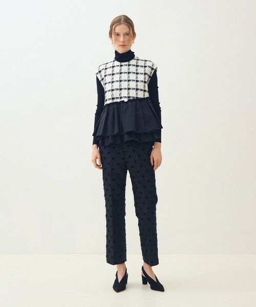 TOMORROWLAND / トゥモローランド その他トップス | タッタースパンコール ティアードフリルトップス | 詳細1