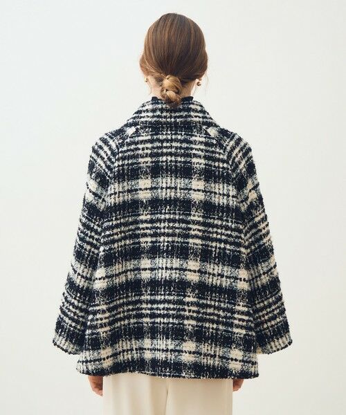 TOMORROWLAND / トゥモローランド その他アウター | オーロラグレンチェック Aラインコート | 詳細4