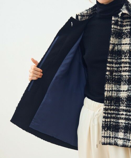 TOMORROWLAND / トゥモローランド その他アウター | オーロラグレンチェック Aラインコート | 詳細5