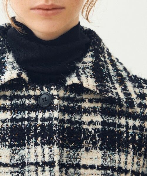 TOMORROWLAND / トゥモローランド その他アウター | オーロラグレンチェック Aラインコート | 詳細6