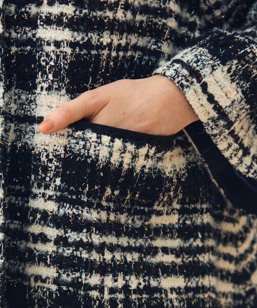 TOMORROWLAND / トゥモローランド その他アウター | オーロラグレンチェック Aラインコート | 詳細8