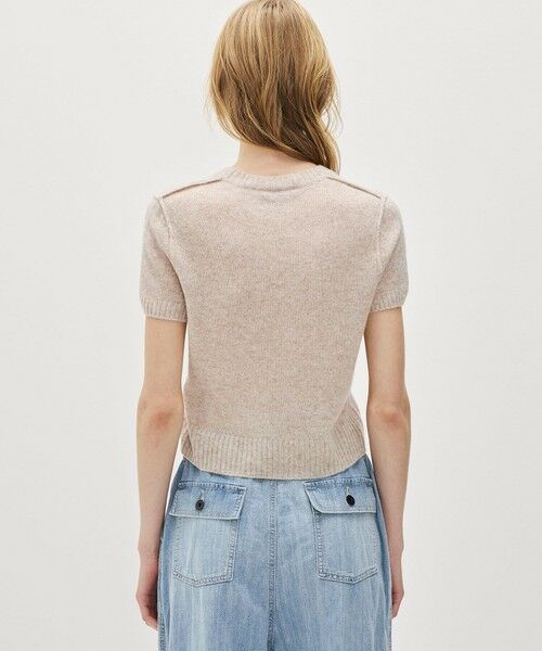 TOMORROWLAND / トゥモローランド ニット・セーター | ソフトフェザーウェイト カシミヤ ハーフスリーブニット WOKC3186 | 詳細4