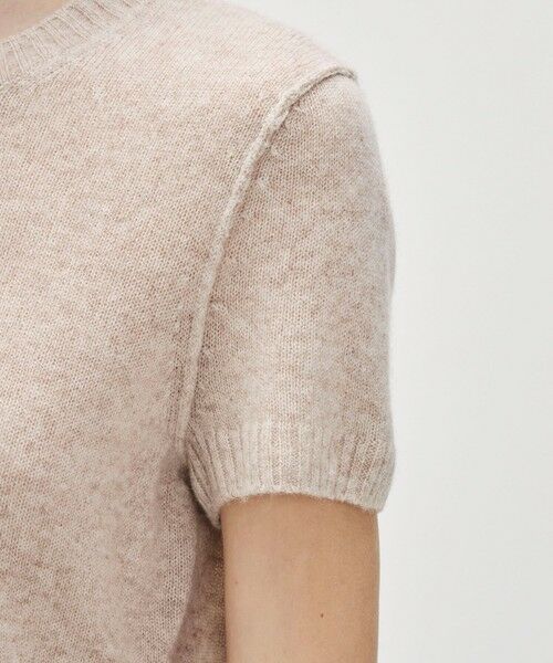 TOMORROWLAND / トゥモローランド ニット・セーター | ソフトフェザーウェイト カシミヤ ハーフスリーブニット WOKC3186 | 詳細7