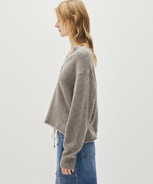 TOMORROWLAND / トゥモローランド ニット・セーター | ライトウェイト テクスチャードカシミヤVネックニット WLTC3254 | 詳細3
