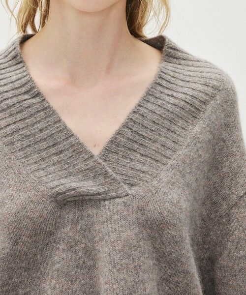 TOMORROWLAND / トゥモローランド ニット・セーター | ライトウェイト テクスチャードカシミヤVネックニット WLTC3254 | 詳細5