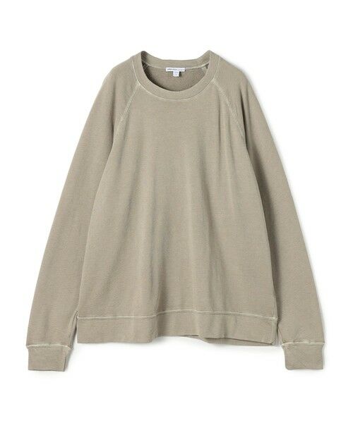 TOMORROWLAND / トゥモローランド スウェット | バックパイルスエット ラグランスリーブプルオーバー WXA3657(43 ベージュ)