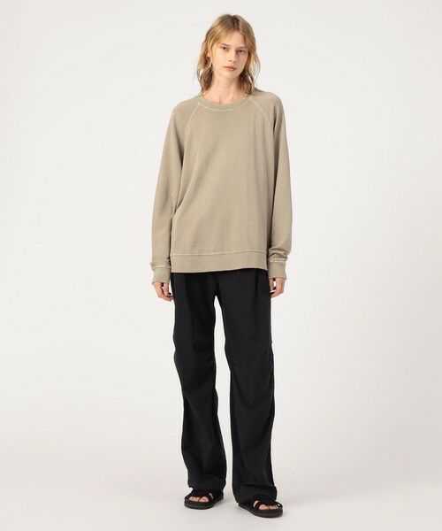 TOMORROWLAND / トゥモローランド スウェット | バックパイルスエット ラグランスリーブプルオーバー WXA3657 | 詳細1