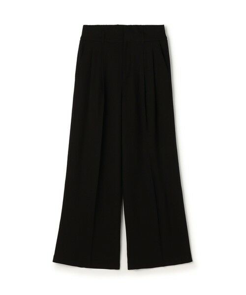 TOMORROWLAND / トゥモローランド スラックス・ドレスパンツ | プリーツトラウザー WTWT1096（19 ブラック）