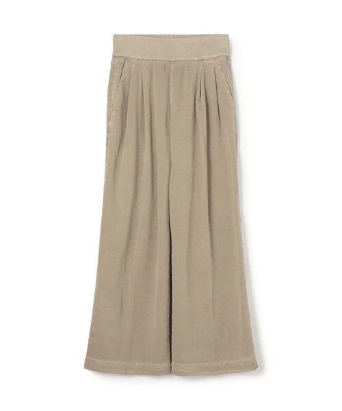 TOMORROWLAND / トゥモローランド その他パンツ | リブウエスト ワイドレッグパンツ WCGT1099(43 ライトベージュ)