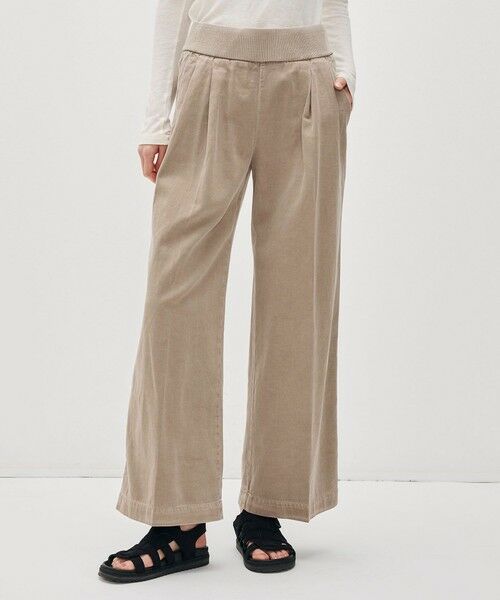 TOMORROWLAND / トゥモローランド その他パンツ | リブウエスト ワイドレッグパンツ WCGT1099 | 詳細2