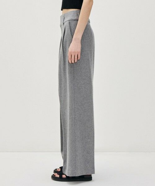 TOMORROWLAND / トゥモローランド スラックス・ドレスパンツ | ウールカシミヤブレンド プリーツトラウザーパンツ WWWF1096 | 詳細3