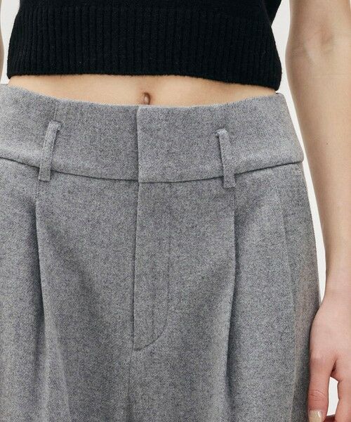TOMORROWLAND / トゥモローランド スラックス・ドレスパンツ | ウールカシミヤブレンド プリーツトラウザーパンツ WWWF1096 | 詳細5