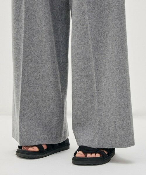 TOMORROWLAND / トゥモローランド スラックス・ドレスパンツ | ウールカシミヤブレンド プリーツトラウザーパンツ WWWF1096 | 詳細8