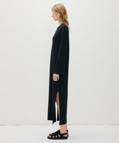 TOMORROWLAND / トゥモローランド ロング・マキシ丈ワンピース | メランジジャージーロングスリーブドレス WMTP6986 | 詳細2