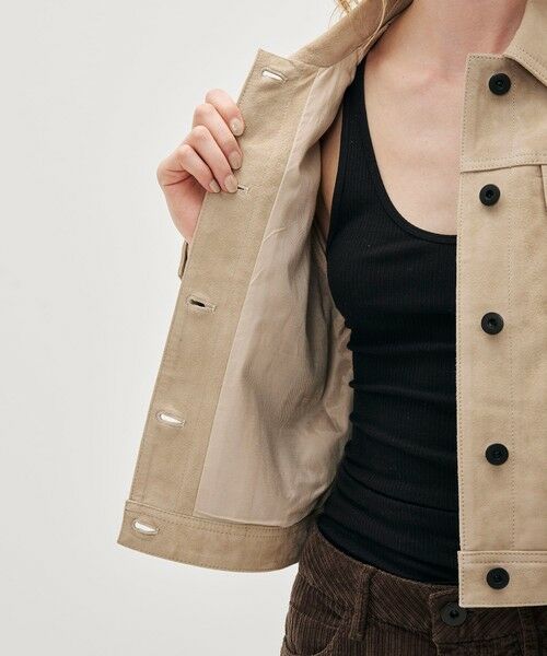 TOMORROWLAND / トゥモローランド ブルゾン | スエードシュランケンジャケット WSGS2668 | 詳細5