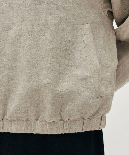 TOMORROWLAND / トゥモローランド ブルゾン | リネントラックジャケット WLAL2690 | 詳細10