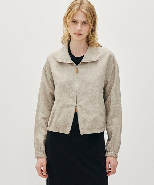 TOMORROWLAND / トゥモローランド ブルゾン | リネントラックジャケット WLAL2690 | 詳細2