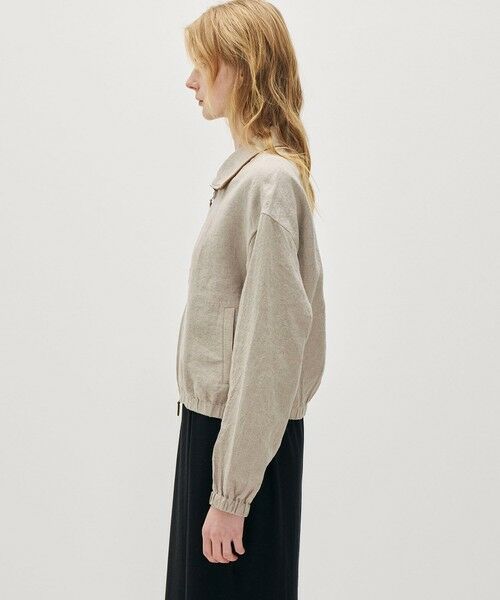 TOMORROWLAND / トゥモローランド ブルゾン | リネントラックジャケット WLAL2690 | 詳細3